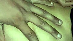 Indian bhabhi with big natural tits gets close-up sex in bedroom