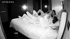 i watched as two guest girls stripped down for homemade blowjobs and hardcore group fucking with those young 18+ males in a wild 4some