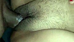 Indian bhabhi with big natural tits gets close-up sex in bedroom