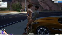 Sims 4 Blowjob And Fucking In Public Outdoor Lesbian Action