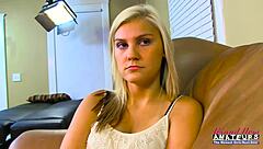 Whoa, these horny blonde coeds Bailey and Olyssia are sucking and sharing that cock to get pounded hard 😈