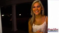 Whoa, these horny blonde coeds Bailey and Olyssia are sucking and sharing that cock to get pounded hard 😈