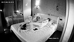 i watched as two guest girls stripped down for homemade blowjobs and hardcore group fucking with those young 18+ males in a wild 4some