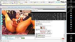 uhh i mean this huge dildo is just stretching my tits or wait no my pussy i think...