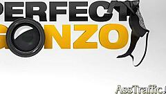 Hungarian Brunette Takes Rough Anal Pounding with Deepthroat and Gaping Swallow