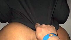 i love how brea bends over with her big phat chocolate ass for that deep doggystyle creampie from big black cock in pov