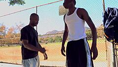 i mean, i just couldn't resist those two huge black cocks, may lee takin' 'em deep with handjobs and deepthroats till cumshot facial... oh man