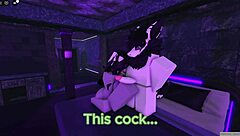 what if a roblox girl gets bored until her friend shows up for some wild fucking?