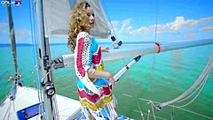 Whoa, Amirah Adara and Angel Emily are out there toying with their buttholes in the open air