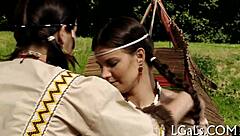 You won't believe this hot teen muff licking session going down right now.