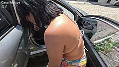 We went to the beach with that little nympho and uh, got into all kinds of adventures everywhere as Casal Mattos