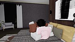 Roblox Slut Takes Big Black Cock In Her Big Ass And Tits Fucking Game