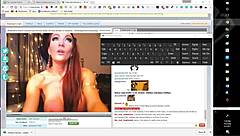 uhh i mean this huge dildo is just stretching my tits or wait no my pussy i think...