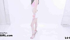 Oh Wow, This Hot Waitress Girl Tries Porn After Charity Work – Intense Fucking and Orgasm!