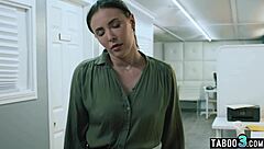 why is the lesbian boss strapon fucking her assistant anna claire clouds like that?