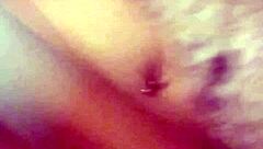 That blonde milf casually SHOWS OFF her tits and panties outdoors