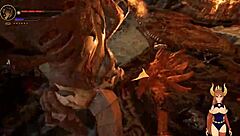 lets play succubus part 2 teases big ass redhead hentai monster rough action in anime game