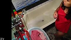 My barely legal step-sister uses fingers to pleasure her tight little 18+ pussy on hidden camera.