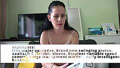 Anna Unpacks XT9 Masturbator and Role-Plays Catching Stepbrother for Intense Footjob Test