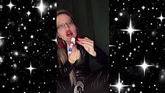 i-i'm turning from a guy into this sissy bimbo with glasses and lipstick crying mascara tears for total femdom obedience oh god it's happening