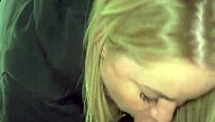 why settle for a regular fuck when this big ass blonde step sister slurps cock and rides rough in pov