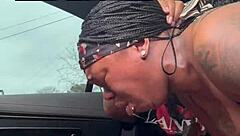 Oh man sucking that big black cock deep until I swallow cum for new air forces!