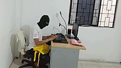 the neighbor got all excited and started shaking her big ass right in front of the camera for some homemade fun