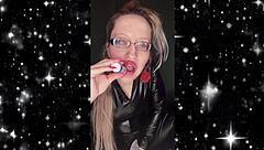 i-i'm turning from a guy into this sissy bimbo with glasses and lipstick crying mascara tears for total femdom obedience oh god it's happening