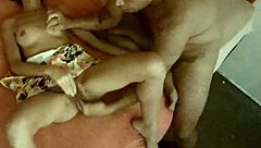 skinny thai teen babysitter in costume subtly teases with orgasmic solo play and sucking hints