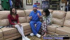 hey, check out dr tampa doing solanas first gyno exam in florida