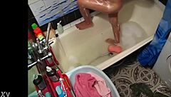 My barely legal step-sister uses fingers to pleasure her tight little 18+ pussy on hidden camera.