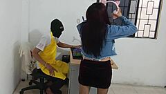 the neighbor got all excited and started shaking her big ass right in front of the camera for some homemade fun