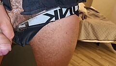 i watch as i cum on your face and make you swallow everything - huge cock handjob