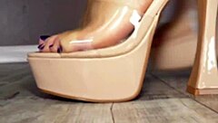 Squirting maid dives into a wild foursome with double BBC creampie, taking deepthroat blowjobs and ass licking in hardcore interracial group fuck.