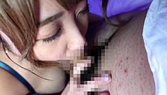 Hey guys, check this wild Japanese babe's intense handjob session 😍