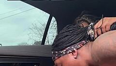 Oh man sucking that big black cock deep until I swallow cum for new air forces!