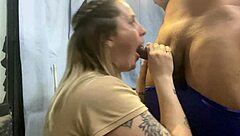 I didn't have money to pay my technician, so I ended up sucking his dick deeply.