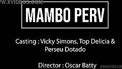 vicky simons the tall brazilian cutie in her second porn. she takes monster cock dap with intense gapes.