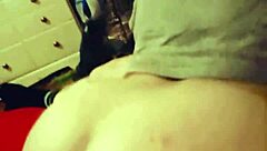 curvy latina bbw bends over for chubby doggystyle action in this amateur pov couple video