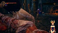 lets play succubus part 2 teases big ass redhead hentai monster rough action in anime game