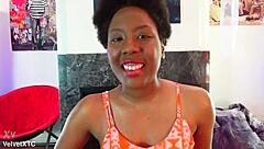 Licking qutie dives into a bold introduction with foot action and handjob tease.