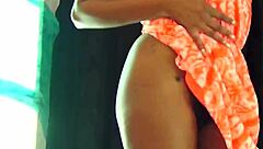 Licking qutie dives into a bold introduction with foot action and handjob tease.