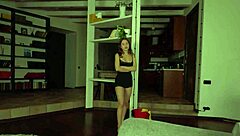 you want to stay at work? cheeky rich guy fucks petite cleaning girl with dirty talk in pov quickie