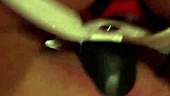 slutty brunette sub rides blonde mistress roughly in cowgirl with strap-on fucking her big ass and tight pussy