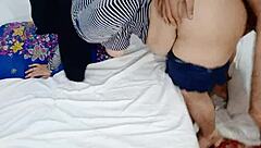 Beautiful Big Ass Muslim BBW Gets Intense Anal Fucking Doggystyle. Ends with Rough Missionary Pussyfucking