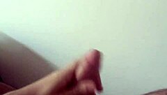 Masturbating with heavy dirty talk in guided session. He moans while stroking his monster cock.