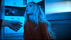 Stepbrother blackmails his cute stepsister for sneaking out late at night and fucks her tight teen pussy hard - MyFamilyFuck