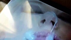 Big Horny Bitch Masturbates Monster Cock Without Cumshot for 10 Days