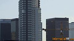 Maid interracially toyed with big cock blowjob and cum in mouth