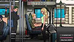 I love how the house owner enjoys her massage and that sweet body in this hentai game